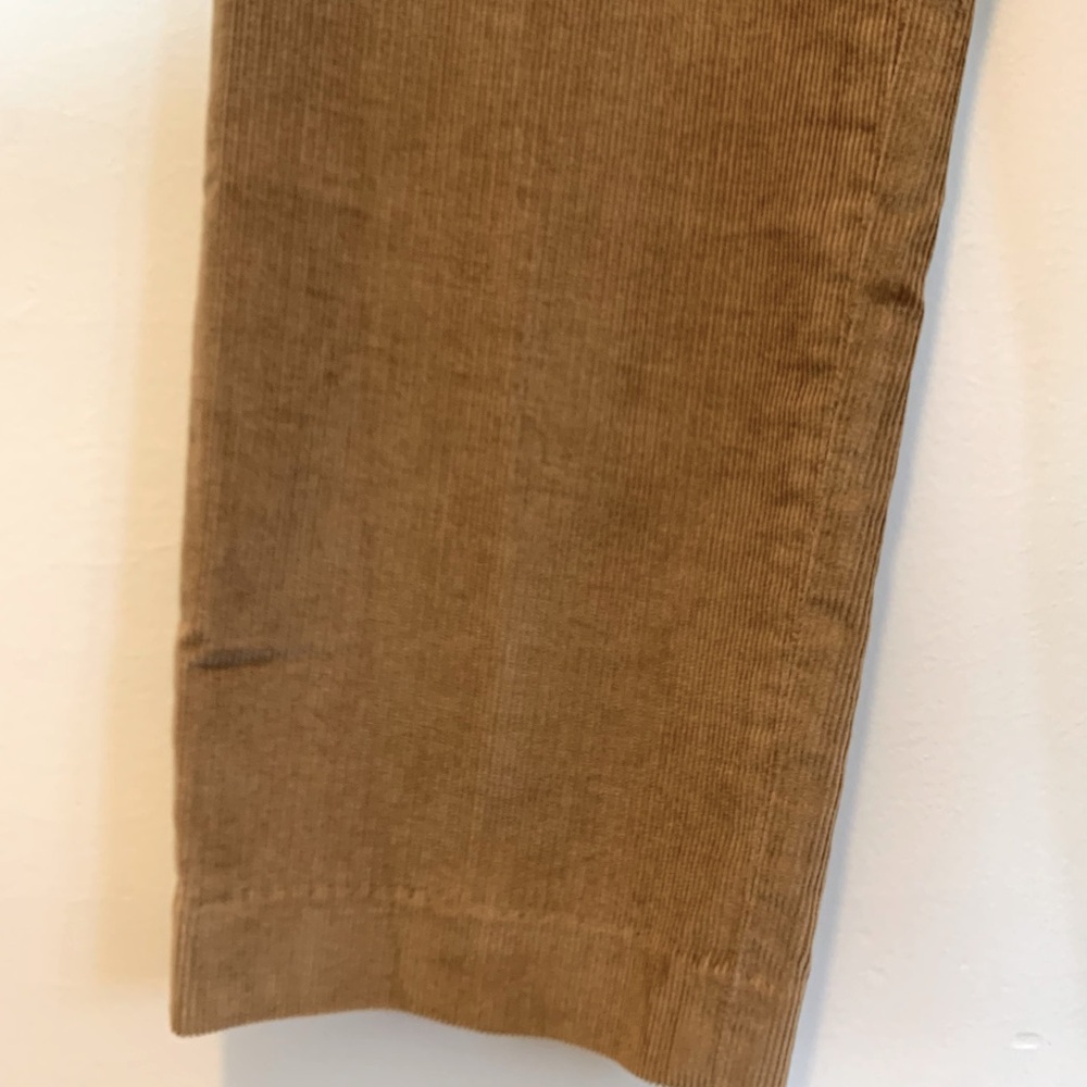 Vintage Eddie Bauer Bremerton Fit Tapered Brown Corduroy Pants 16 - Picture 4 of 9